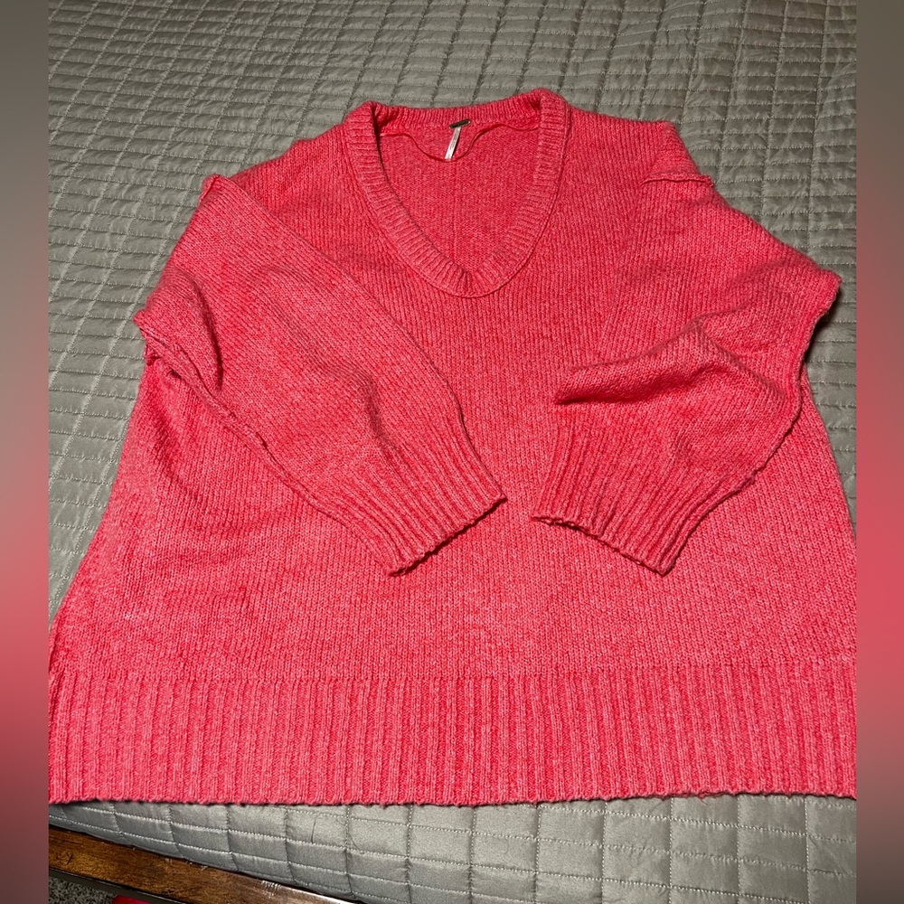Free People Alli V neck Sweater